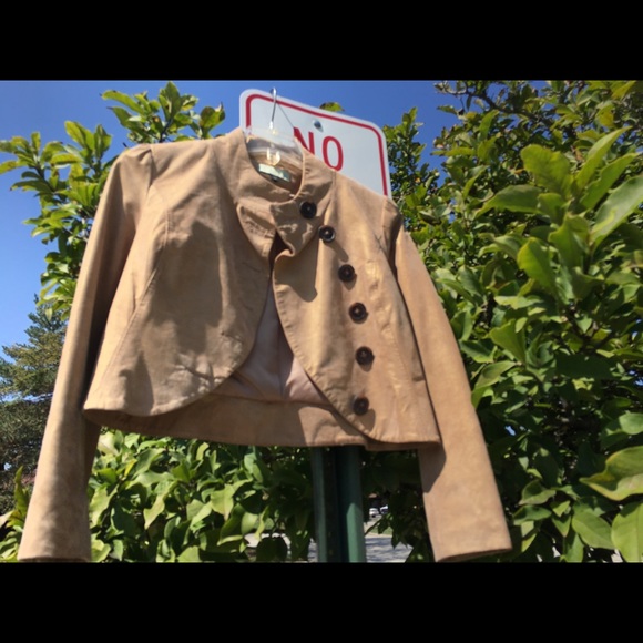 Iridescent Gold Suede WaistJacket by Lulu&Veronica - Picture 4 of 6